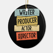 Drehbuchautor Regisseur Keramik Ornament (Links)