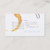 Drehbuchautor VI Visitenkarte (Rückseite)