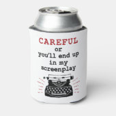 Drehbuchautorin in meinem Drehbuch Dosenkühler (Kanne Rückseite)