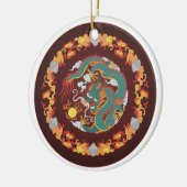 Drehdrache Keramik Ornament (Links)
