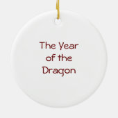 Drehdrache Keramik Ornament (Hinten)