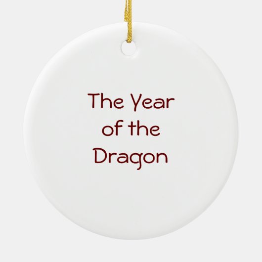 Drehdrache Keramik Ornament (Hinten)