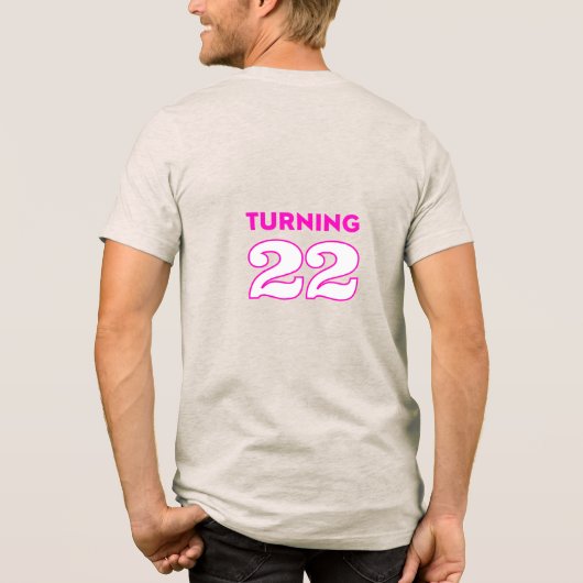 Drehen 22 #CrewNeckTee-T - Shirt (Rückseite)