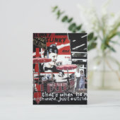 Drehen der Links Postkarte (Stehend Vorderseite)