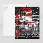 Drehen der Links Postkarte (Vorne/Hinten)