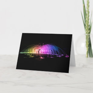 Drehen des Regenbogens Karte