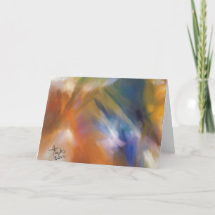 Drehen einer neues Blatt-abstrakten Karte