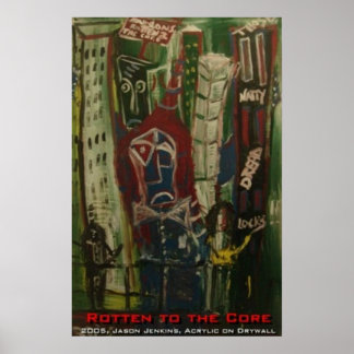 Drehen in den Kern Poster