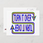 Drehen Postkarte (Vorne/Hinten)