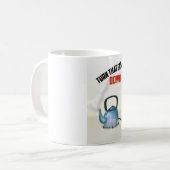 Drehen Sie das Gas Down Vintage Poster Kaffeetasse (Vorderseite Links)