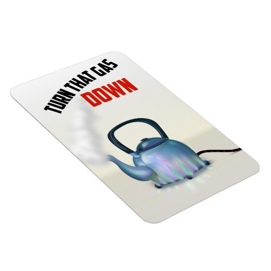 Drehen Sie das Gas Down Vintage Poster Magnet (Rechte Seite)