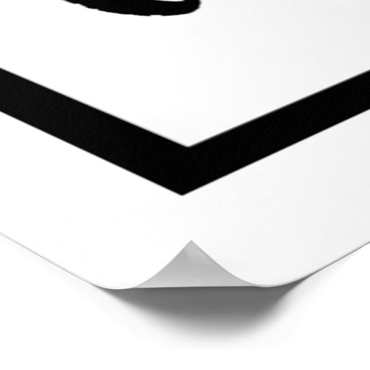 Drehen Sie das inspirierende Poster um. (Ecke)