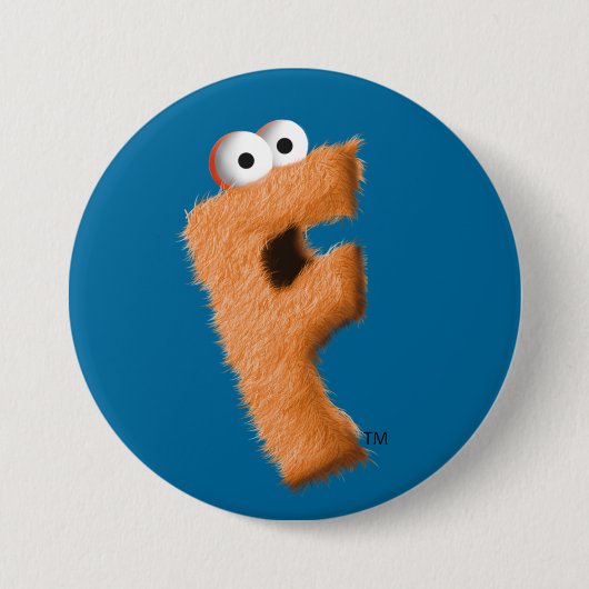 Drehen Sie den Knopf um (blau)! Button (Vorderseite)