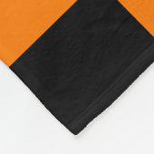 Drehen Sie die Welt orange...CRPS Fleecedecke (Ecke)