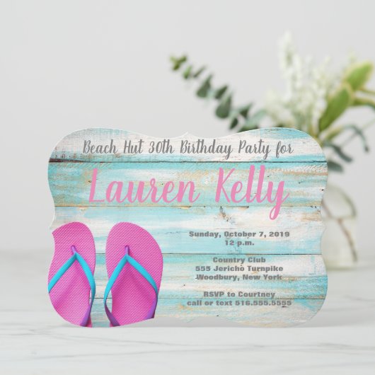 Drehen Sie Einladung (Stehend Vorderseite)