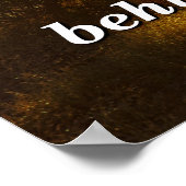 Drehen Sie Ihr Gesicht zur Sonne Poster (Ecke)