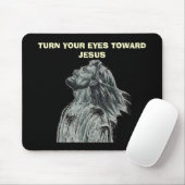 DREHEN SIE IHRE AUGEN IN RICHTUNG ZU JESUS MOUSEPAD (Mit Mouse)