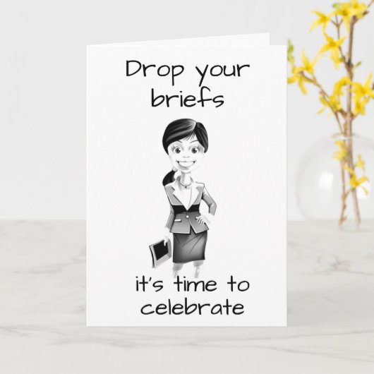 DREHEN SIE IHRE "BRIEFS" & GENIESSEN **50. GEBURTS KARTE (Gelbe Blume)