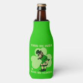 Drehen Sie mich um Leprechaun Flaschenkühler (Flaschenvorderseite)