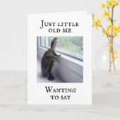 DREHEN SIE MIR: "IHR GEBURTSTAG IST BESONDERS"! KARTE (Gelbe Blume)