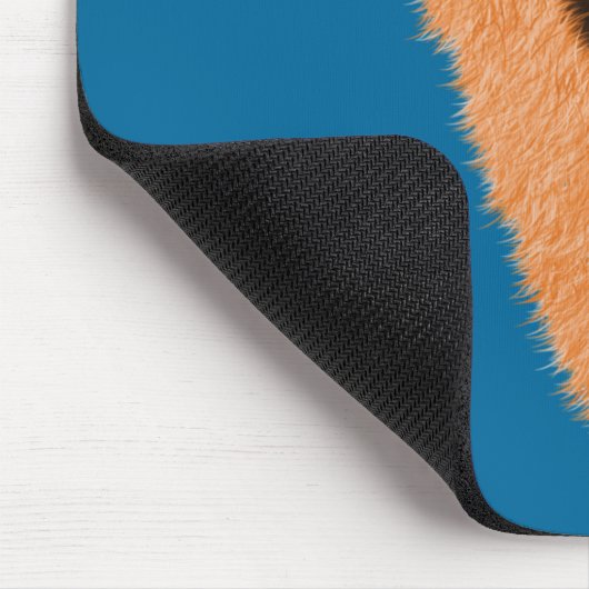 Drehen Sie Mousepad um (blau)! (Ecke)