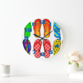 Drehen Sie Reinfall-bunte Große Wanduhr (Zuhause)