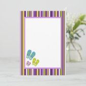 Drehen Sie Reinfall einladen um Einladung (Stehend Vorderseite)