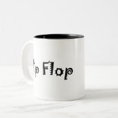 drehen Sie Reinfall im Schwarzen um Zweifarbige Tasse (Vorderseite Links)