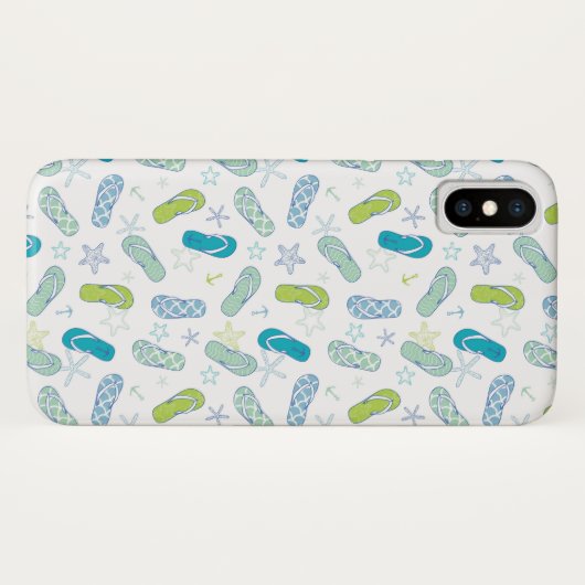 Drehen Sie Reinfall-Muster um Case-Mate iPhone Hülle (Rückseite (Horizontal))