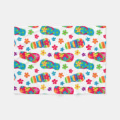 Drehen Sie Reinfall-Muster um Fleecedecke (Vorderseite (Horizontal))