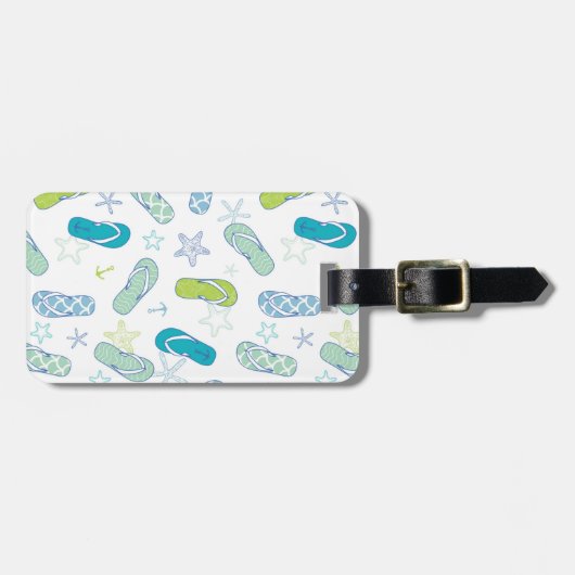 Drehen Sie Reinfall-Muster um Gepäckanhänger (Vorderseite horizontal)