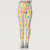 Drehen Sie Reinfall-Muster um Leggings (Vorderseite)