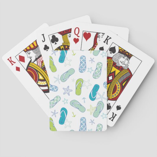 Drehen Sie Reinfall-Muster um Spielkarten (Rückseite)