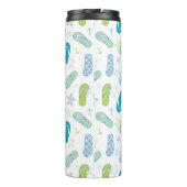 Drehen Sie Reinfall-Muster um Thermosbecher (Rückseite)