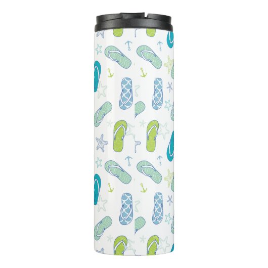 Drehen Sie Reinfall-Muster um Thermosbecher (Rückseite)