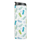 Drehen Sie Reinfall-Muster um Thermosbecher (Nach rechts gedreht)