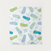 Drehen Sie Reinfall-Muster um Wandteppich (Vorderseite)