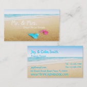 Drehen Sie Reinfälle auf schöner Visitenkarte (Vorne/Hinten)