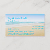 Drehen Sie Reinfälle auf schöner Visitenkarte (Rückseite)