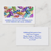 DREHEN Sie REINFÄLLE Geschäfts-Karten um Visitenkarte (Vorne/Hinten)