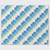 Drehen Sie Reinfälle - Strand um Geschenkpapier (Flach)