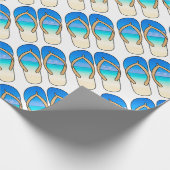 Drehen Sie Reinfälle - Strand um Geschenkpapier (Ecke)