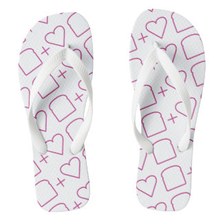 Drehen Sie Reinfälle um Badesandalen