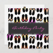 Drehen Sie Reinfälle um Einladung (Vorne/Hinten)