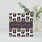 Drehen Sie Reinfälle um Einladung (Stehend Vorderseite)