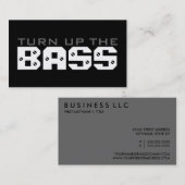 drehen Sie sich herauf den BASS Visitenkarte (Vorne/Hinten)