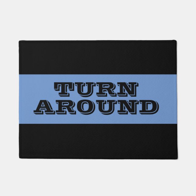 Drehen Sie sich um die krotschige Türmatte (Vorderseite)