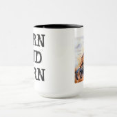 Drehen Sie sich und Brand wecken mich oben! Tasse (Zentrum)