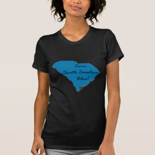 Drehen Sie South Carolina blau! Demokratischer T-Shirt