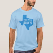 Drehen Sie Texas, das blauer T - Shirt | Amerika (Vorderseite)